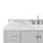 Cambridge Single Bathroom Vanity with Carrara Marble Top-88398690