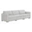 Canapé modulaire de rangement à 3 places 118,11 po Hymes, canapé modulaire avec coussin amovible-132786116