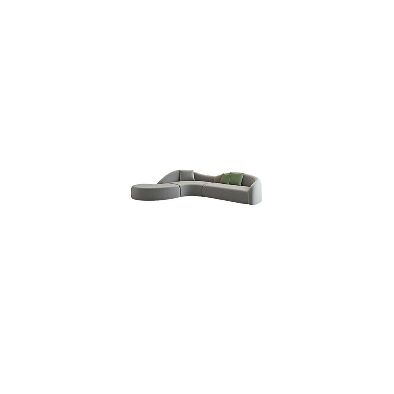 Canapé d'angle courbé, H 27,56 po x l 110,24 po x P 86,61 po