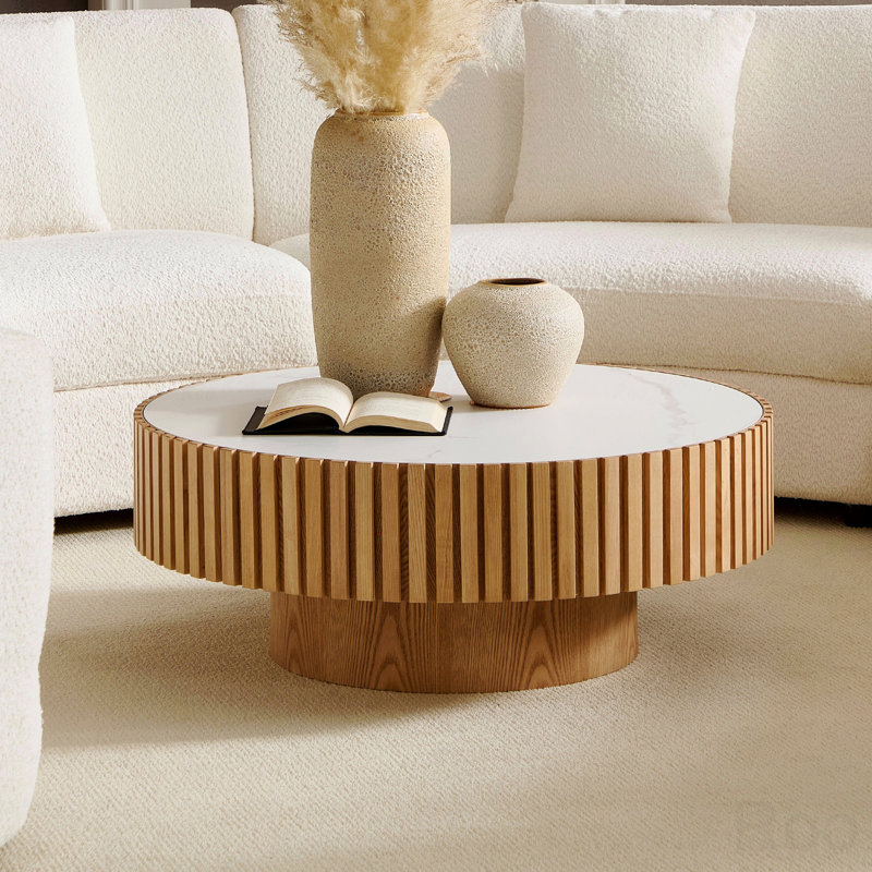 Table ronde ronde de luxe Nesting