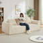 Canapé en velours côtelé 3 places