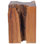 Solid Teak Wood Stool, Versatile Footrest/Side Table, 11.8" x 11.8" x 15.7" Brown