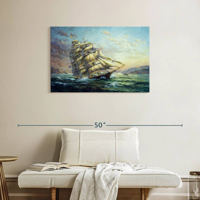 Mehar Clipper Ship Surprise, H 24 po x l 36 po