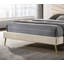 Lit simple capitonné en flanelle Mid-Century-1531850223