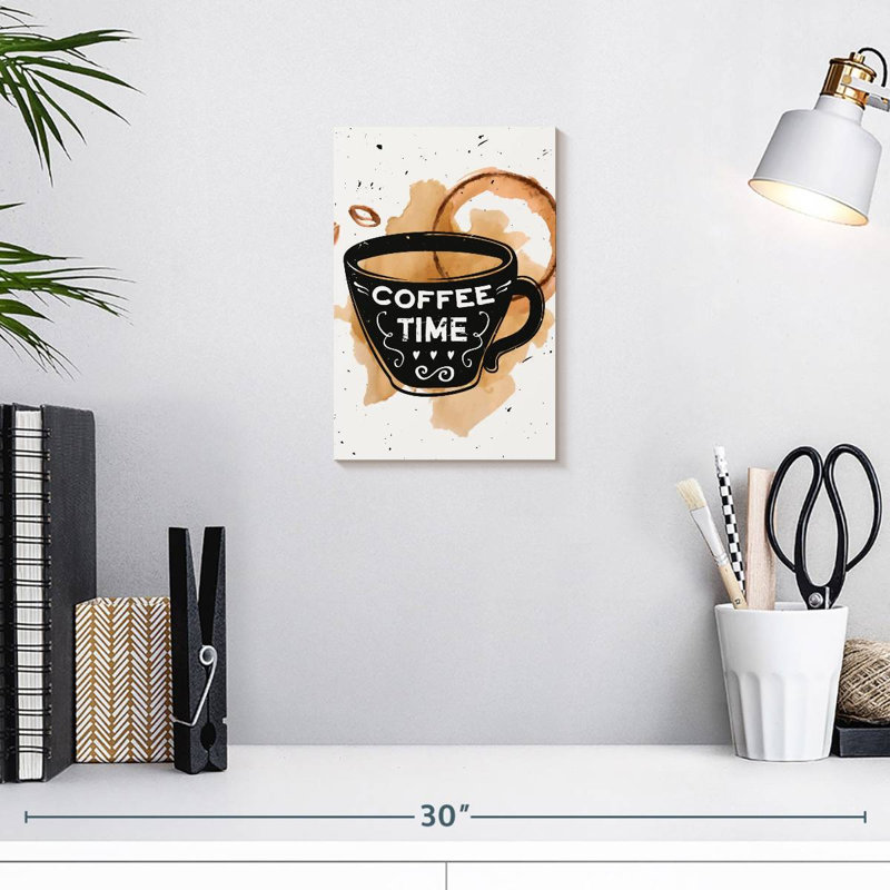 Yarlin Time For Coffee, 12" H x 8" W