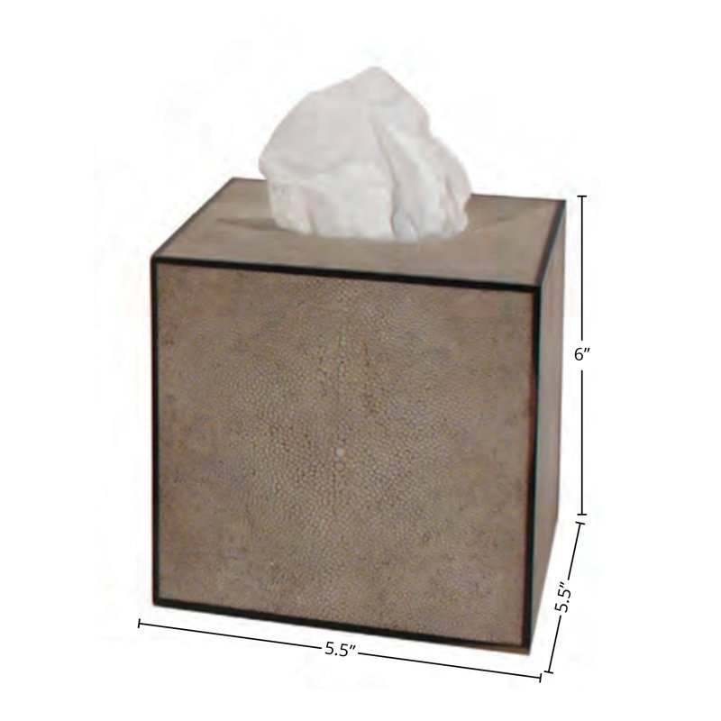 Shagreen Real Shagreen (Stingray) Tissue Holder
