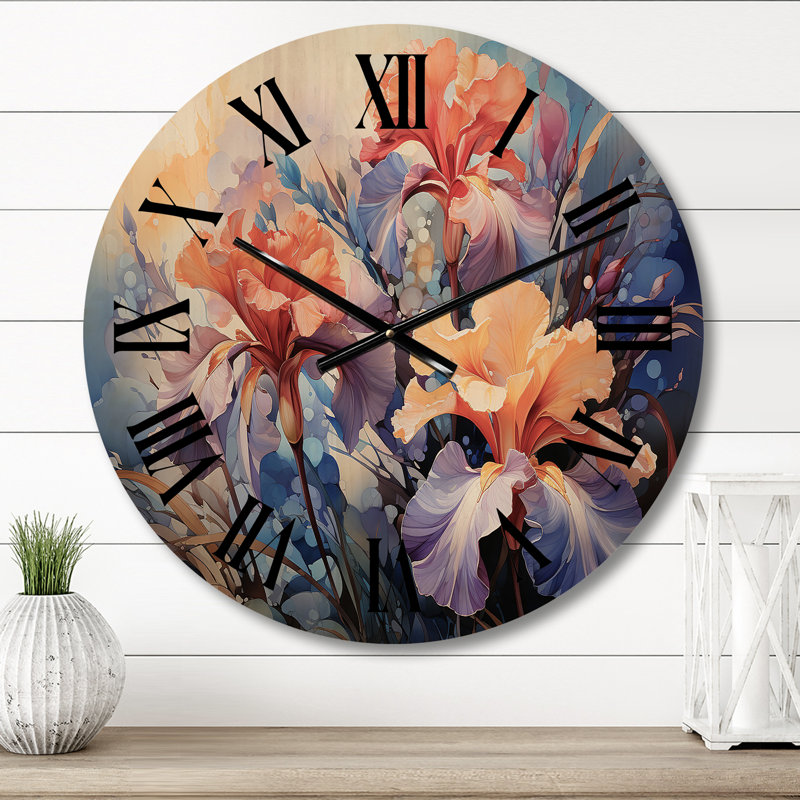 Maurane Solid Wood Wall Clock, Small