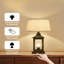 Lampe de chevet à 3 lumières à intensité variable avec 2 lumières, parfaite pour les chambres à coucher, les salons et les bureaux, y compris les ampoules