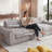 Masaitis 6 - Piece DIY Linen Upholstered Boneless Modular Sectional Sofa Set U Shaped Couch with Storage for Lunar New Year Home Decor-1752529959