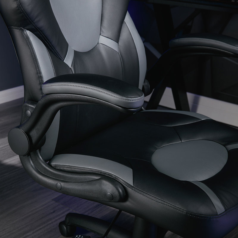 Chaise Venom pour PC, gris, Noir/gris