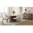 Dahlquist Oval Wooden Dining Table with Pedestal Base