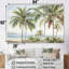 Ensemble de salon Palms Palm Trees On The Beach V - Palmiers et palmiers-107764399-107764401