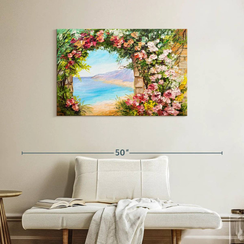 Lilie unique bord de mer, H 26 po x l 39 po