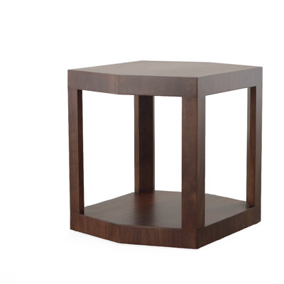 Compositions Solid Wood End Table
