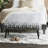 Clemmone Woven Velvet Bench-1886750570