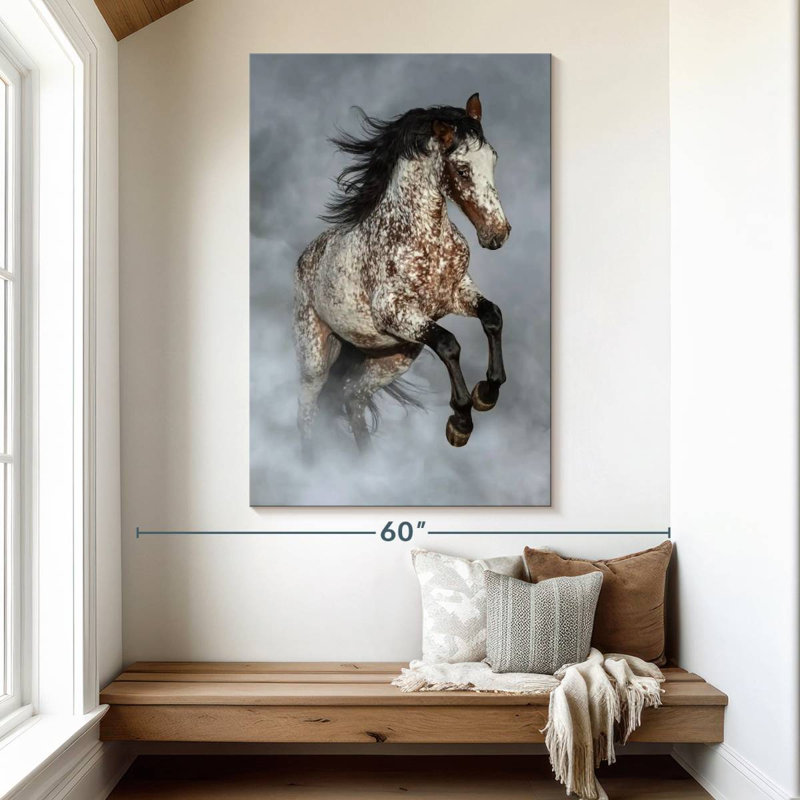Brampt brumeux Appaloosa, H 51 po x l 34 po