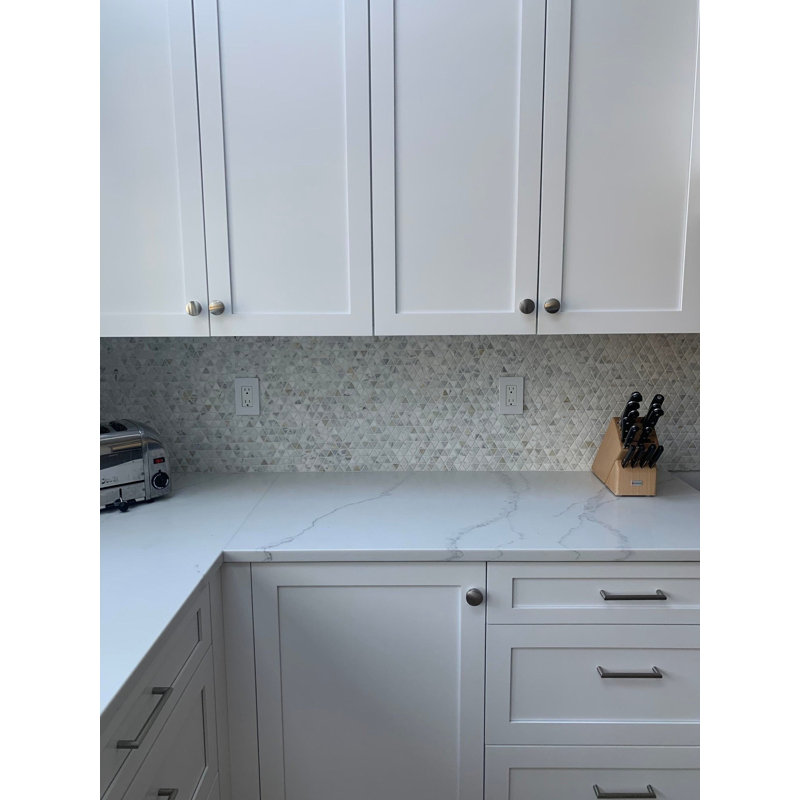 Aspekt Calacatta Honed Marble Mosaic