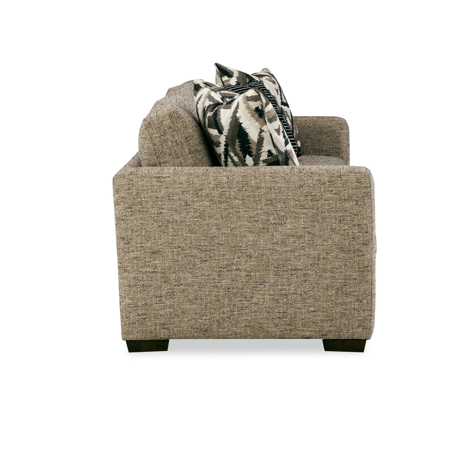 Jorel 99'' Upholstered Sofa, Drusky Sand Performance