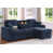 Blue Chenille