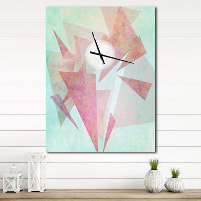 Vintage Triangular - Farmhouse Wall Clock