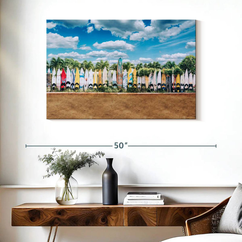 Senne Surfboard Display, 26" H x 39" W