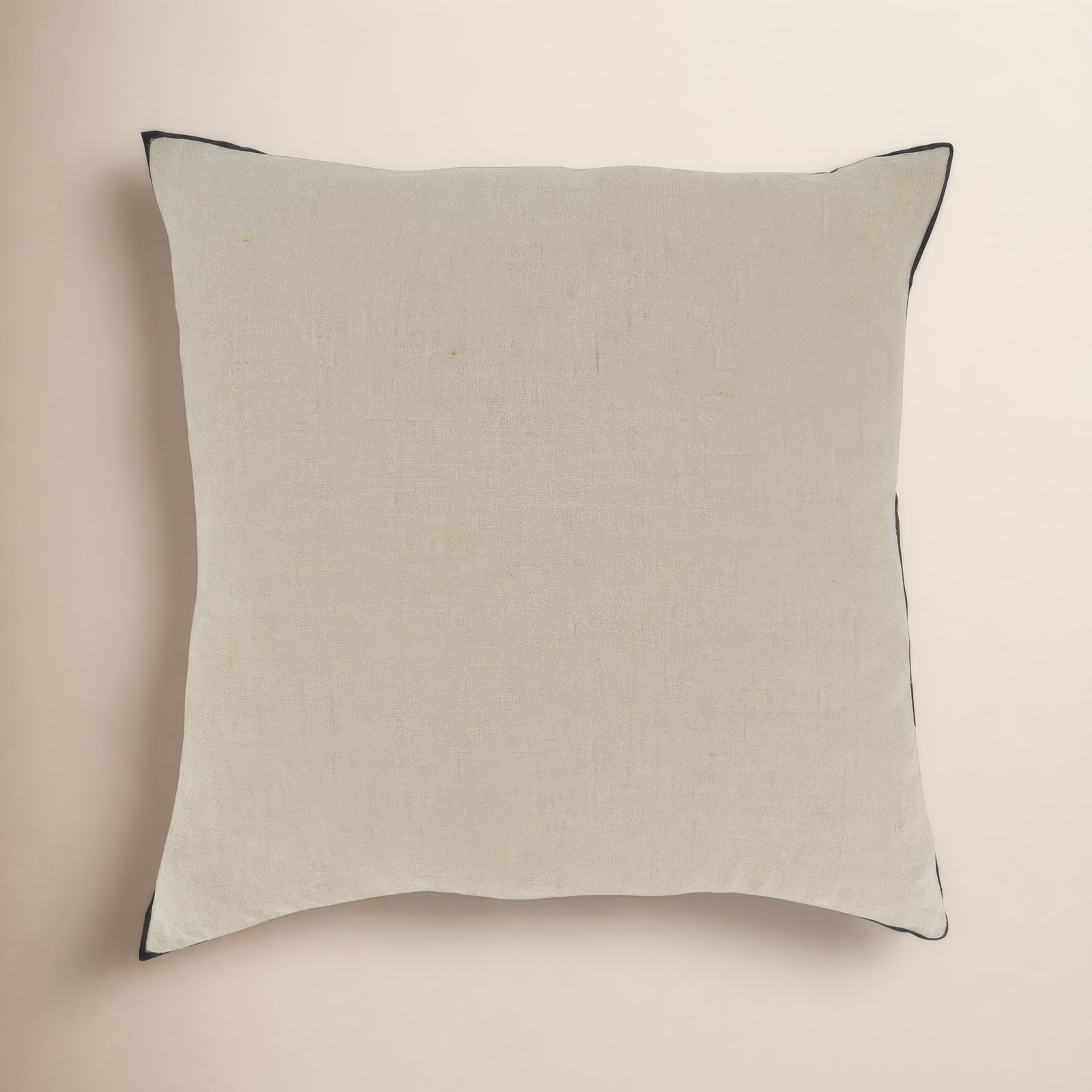 Riggs 20" x 20" Linen Pillow Cover, Black/Natural