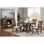 Table de salle à manger en chêne couleur chêne 1pc