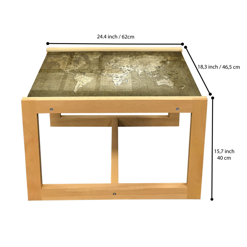Jahey Sled Coffee Table, 40cm H x 46.5cm W x 62cm D
