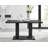 Eubanks High Gloss Double Pillar Dining Table Set with 6 Luxury Faux Leather Dining Chairs-1649668274-1649668273