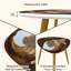 Ensemble de 2 tables basses gigognes Triangle