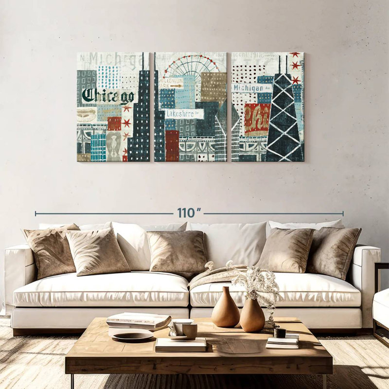 Senne Hey Chicago, H 39 po x l 80 po