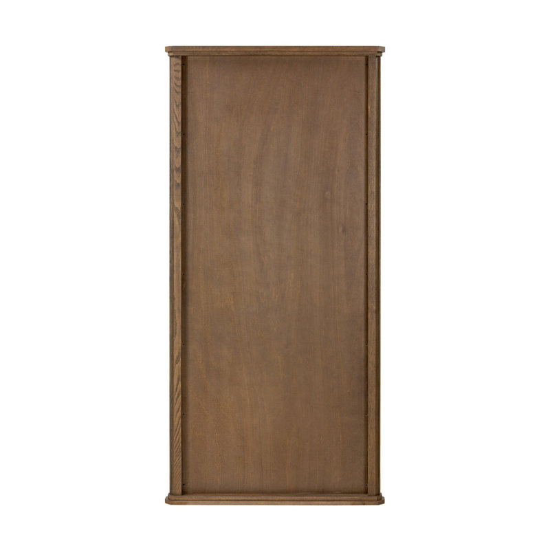 Kish Mirror-Umber Oak Solid