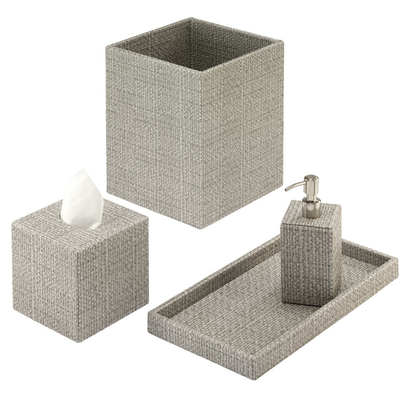 Wicker Vanity Tray, Pebble