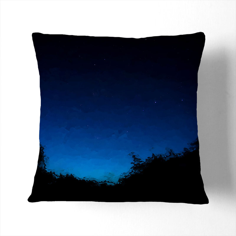 Square Throw Cushion, 40cm H x 40cm W x 15cm D, Black