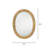 Nabia Rattan Oval Wall Mirror