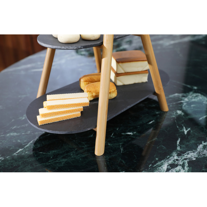 Garric 2 Tiered Serving Tray Set