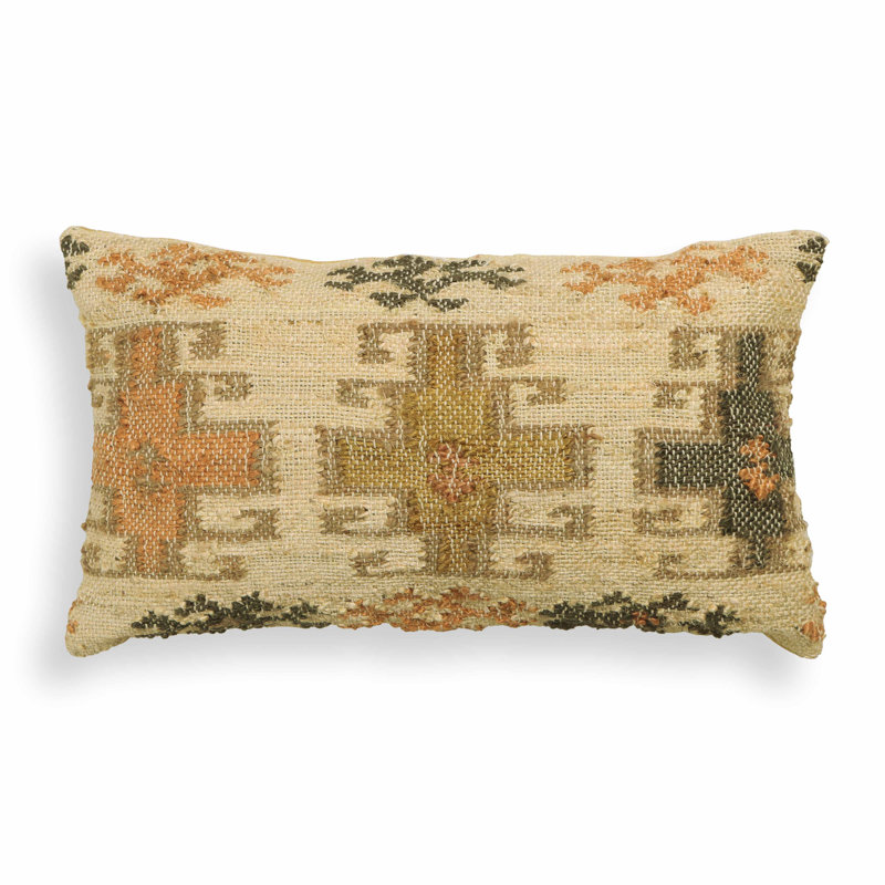 Sephine Earthy Tones Cotton Rectangular Accent Pillow