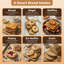 Grille-pain à 4 tranches en acier inoxydable avec fentes de 1,6 po de largeur, grille-pain Bagel rétro avec 6 niveaux de brunissement, dégivrage / bagel / annulation, plateau à miettes amovible-124802730