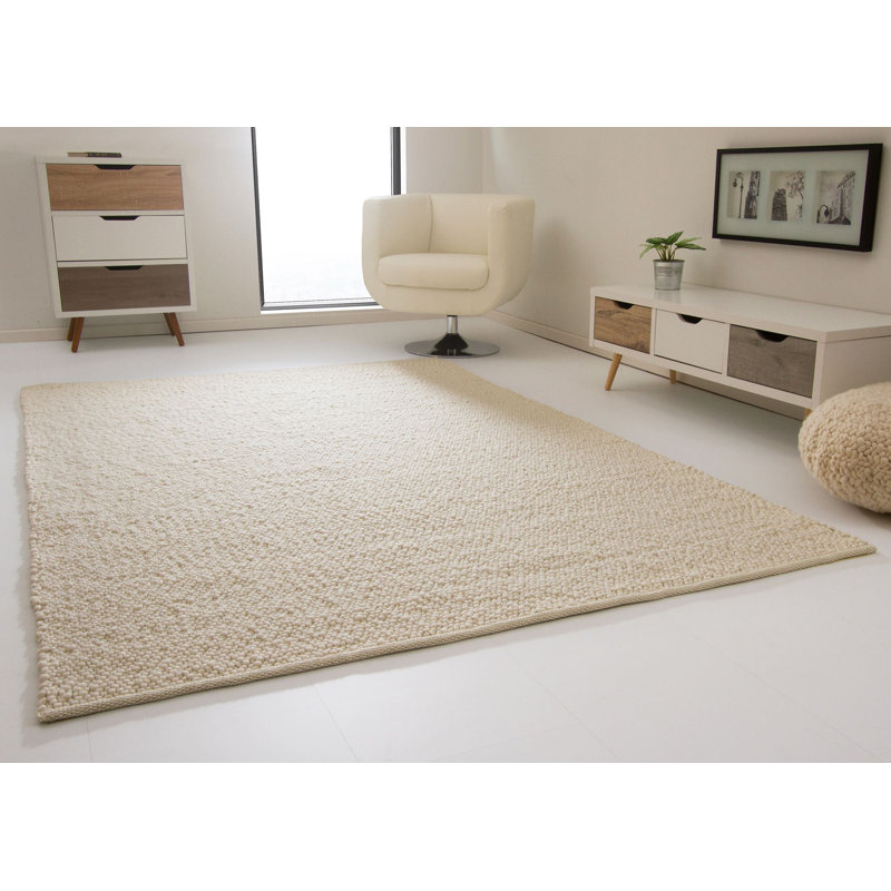 Robin Solid Colour Hand Woven Flatweave Area Rug, Rectangular 200 x 300cm