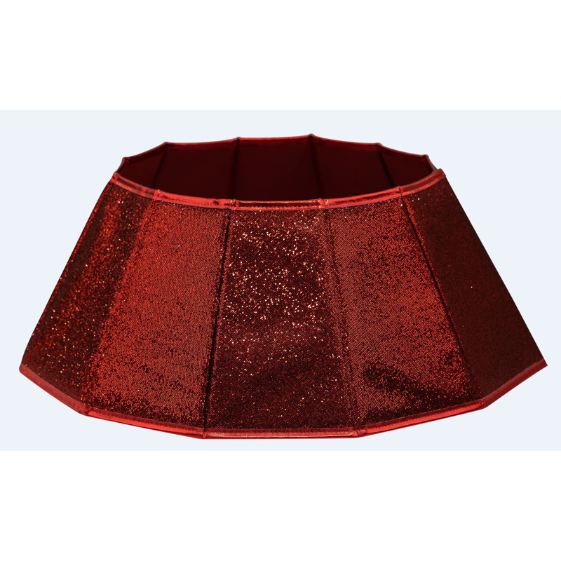 Collier d'arbre de Noël brillant, Rouge foncé