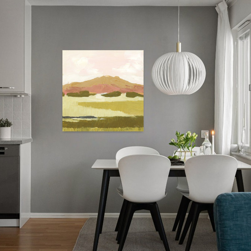 Contemporary Art Abstract Contemporary Landscape Nature Art by Mackenzie Nelson - Wrapped Canvas Print