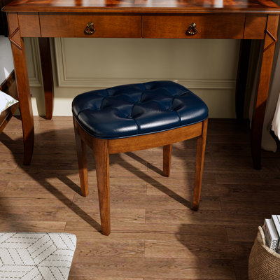 Color Solid Wood Accent Stool