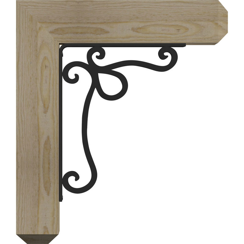 Support triple Ironcrest de 4 po d'épaisseur Orleans, H 19 po x P 16 po, Sapin de Douglas de l 3 1/2 po x T 2 po (lisse)