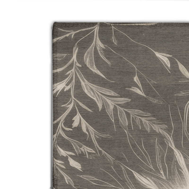 Tapis intérieur et extérieur gris Nature, Rectangulaire 2 pi x 3 pi