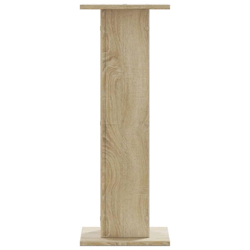  Speaker Stands Living Room Speaker Floor Stand 2 Pcs Engineered Wood