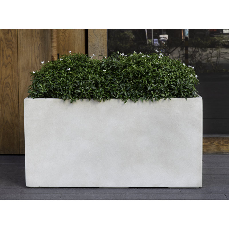 Sandal Handmade Planter Box, Riverstone P-Lite, 35.5" W x 17.75" D x 17.75" H