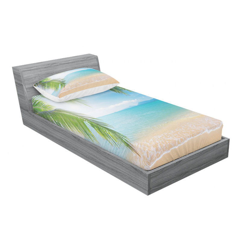 Microfiber Fitted Sheet, Twin XL Fitted Sheet with Pillowcase