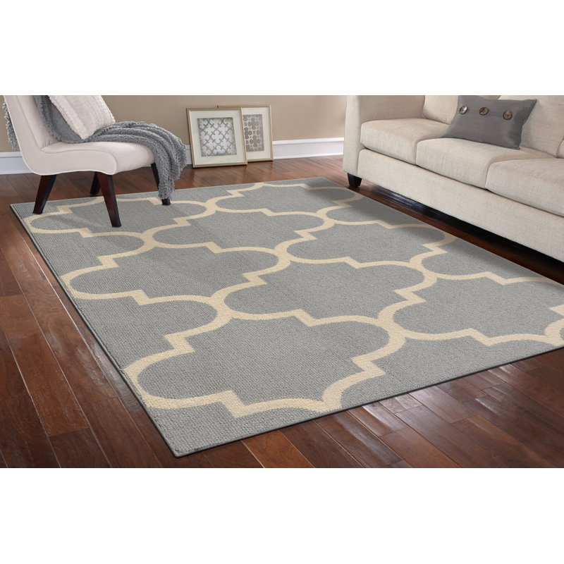 Tapis gris / ivoire Lynda