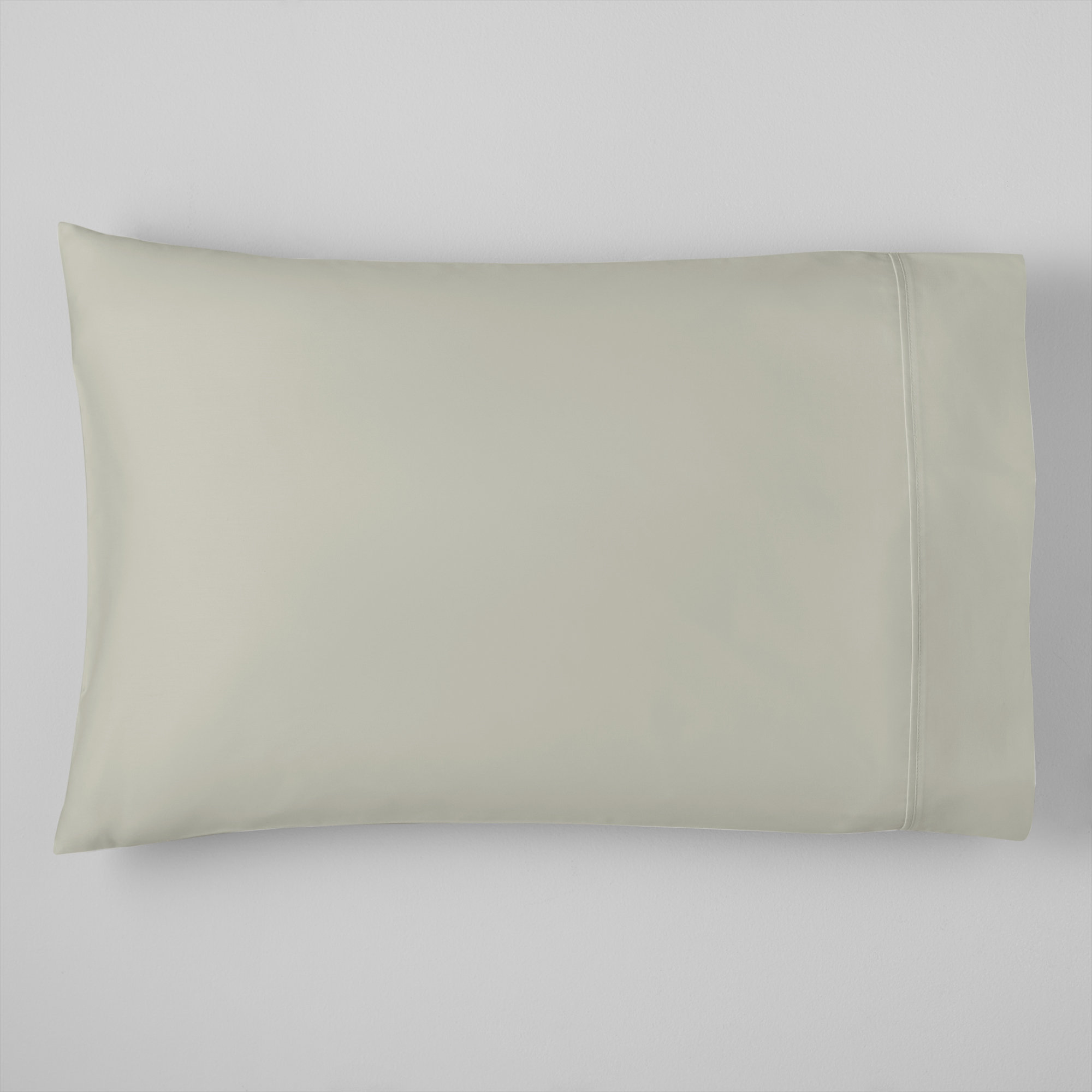 Danfield Cotton Sateen Pillowcase Set, Sage, King