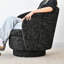 Fauteuil demi-tonneau pivotant à 360 ° noir avec dossier incurvé noir-189232632
